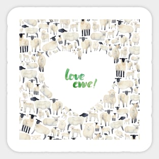 Love Ewe! Sticker